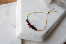 Load image into Gallery viewer, Ruby "AHUNA" tumbled stone necklace and bracelets