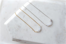 Load image into Gallery viewer, Blue lace Agata "VERA" tumbled stone necklace and bracelets