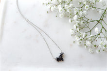 Load image into Gallery viewer, Hematite "GAIA" tumbled stone necklace and bracelets.