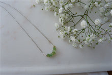 Load image into Gallery viewer, Emerald "SENTA" tumbled stone necklace and bracelets.