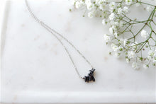 Load image into Gallery viewer, Hematite "GAIA" tumbled stone necklace and bracelets.