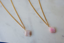 Load image into Gallery viewer, PINK AGATA &quot;MARY&quot; NECKLACE
