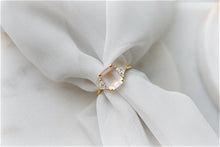 Load image into Gallery viewer, &quot;RAFAELLA&quot; PINK QUARTZ RING
